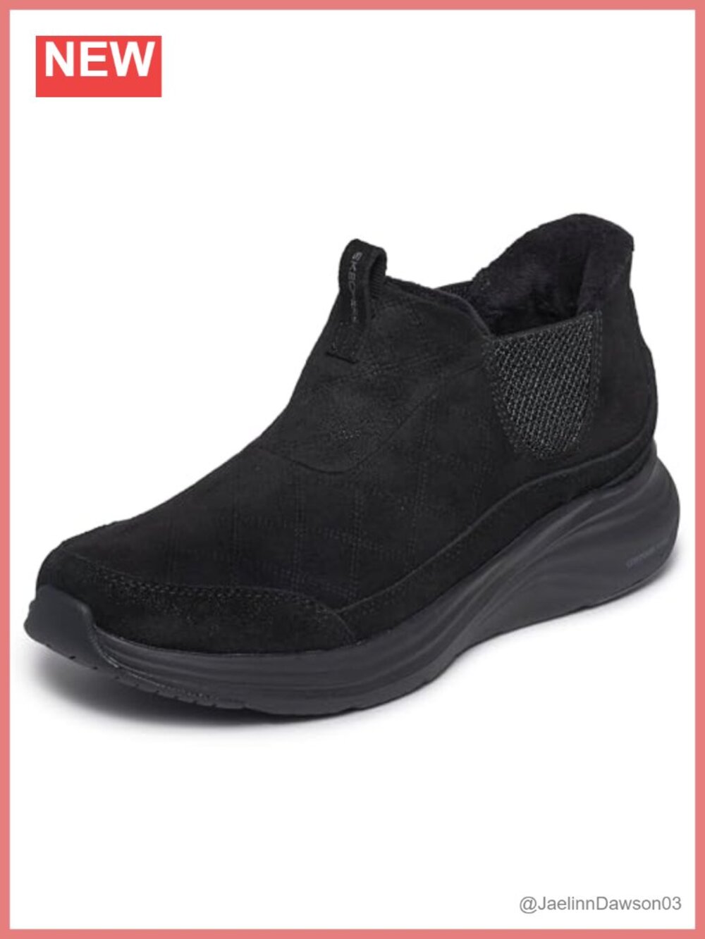 Skechers Women's Cozy Dash Chelsea Boots - Hands Free Slip-Ins, Faux Suede,